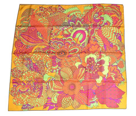 Hermès Fleurs D'Indiennes Silk Scarf 